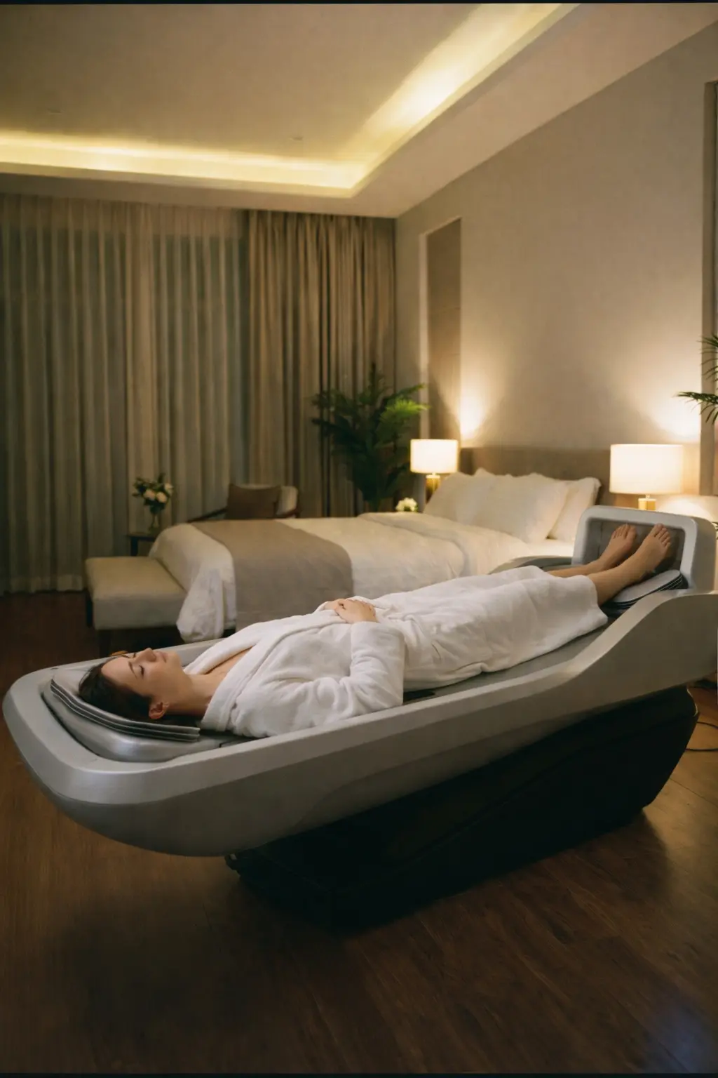 FORTEX ev tipi kullanım için tasarlanmış, uyku öncesi gevşemeyi destekleyen terapi çözümü