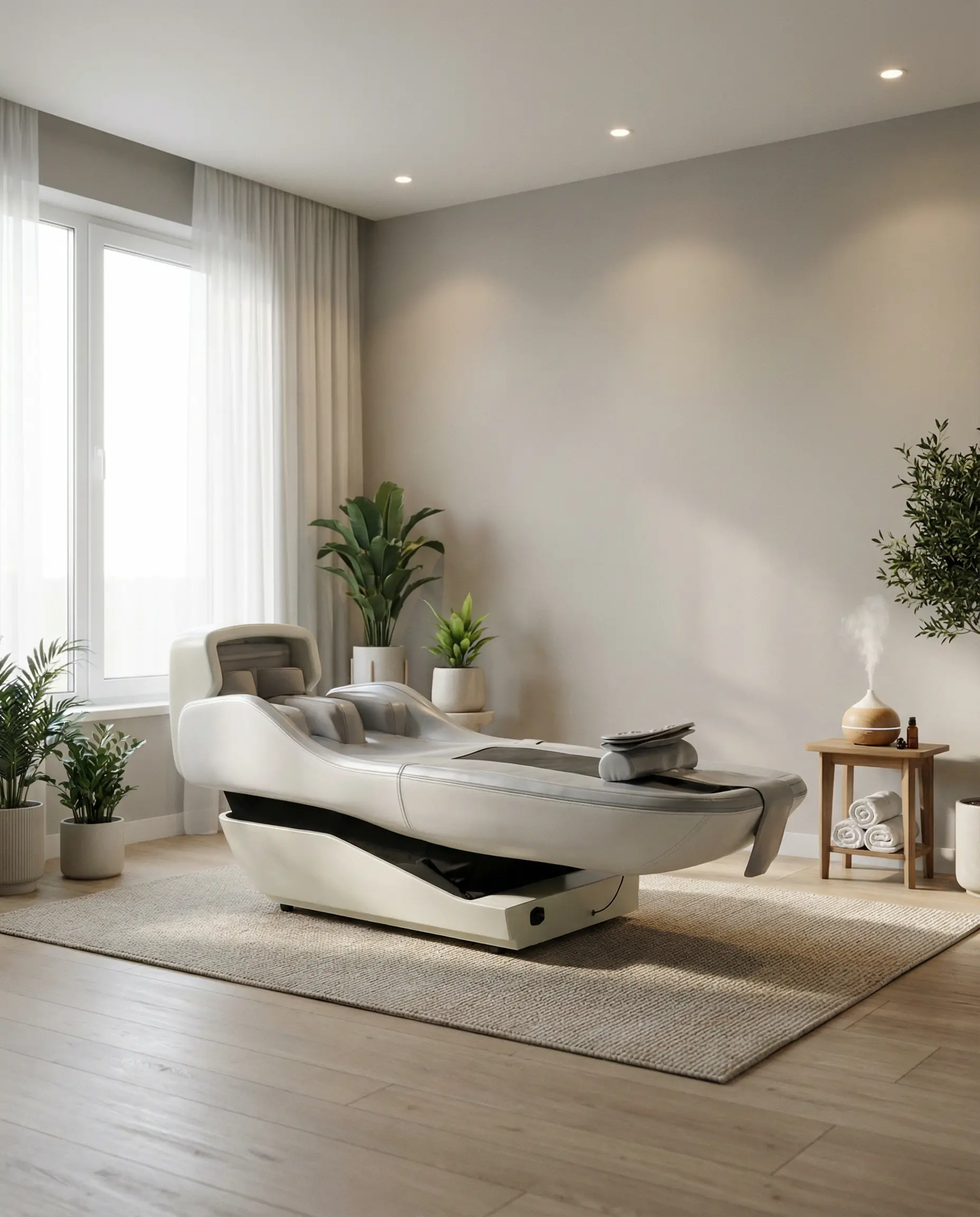 FORTEX Medical regülasyon sistemi, terapi merkezleri için tasarlanmış konfor odaklı klinik kullanım ortamında